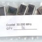 10pcs - 30MHz CRYSTALS (30.00 MHZ 30) - Bargain!