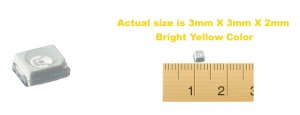 50pcs - Blue Surface Mount LEDs (SMD SMT) - KINGBRIGHT!