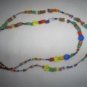 Handcrafted  Bead Necklace, 28" (New)
