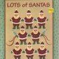 Lots of Santas, by Margaret Wilburn,  Acrylic Painting  1992