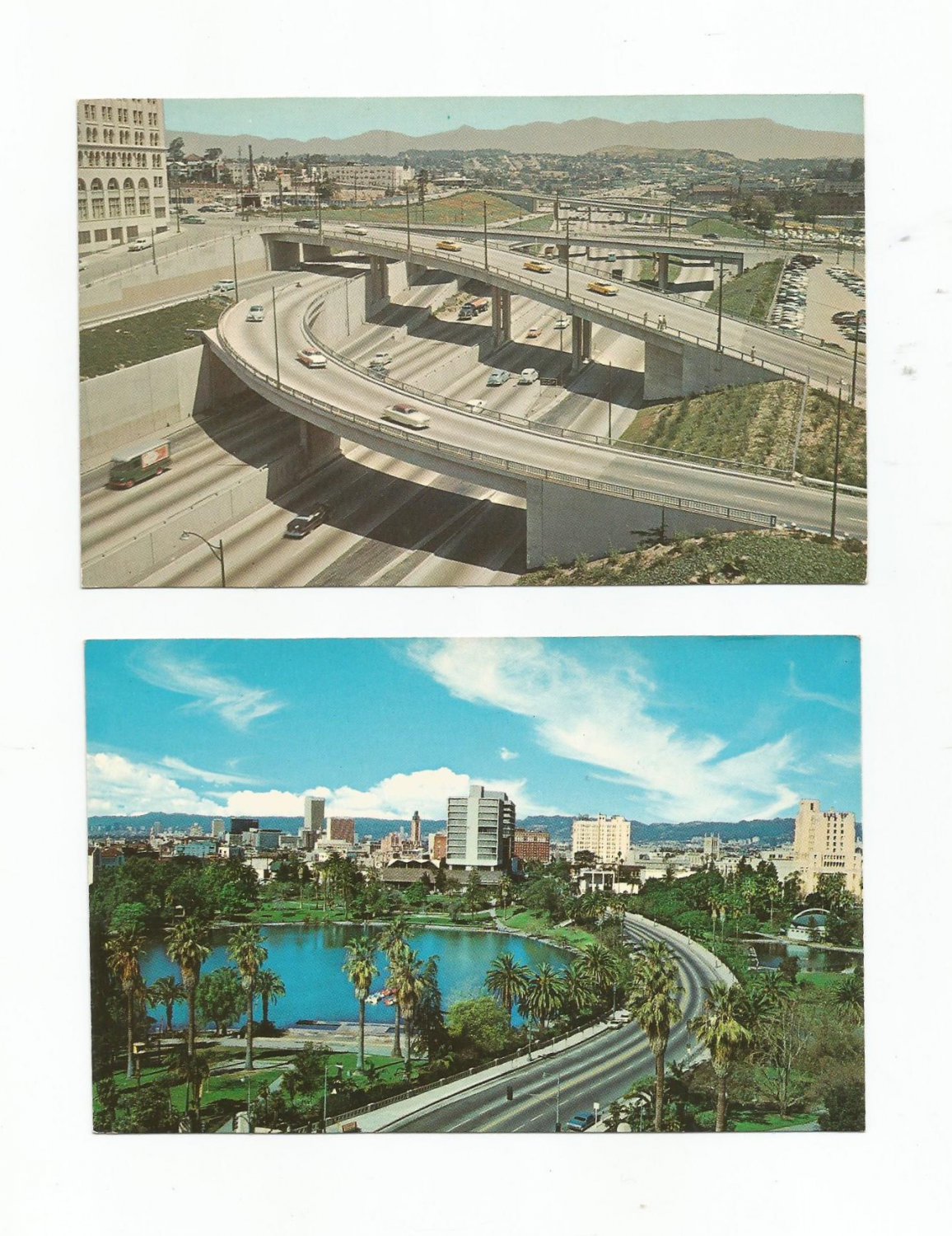 Vintage Postcards Los Angeles, California, Good Condition
