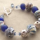 Cornflower - Handmade Lampwork Bracelet (LD102)