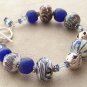 Cornflower - Handmade Lampwork Bracelet (LD102)