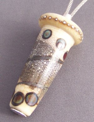 Volcano III - Handmade Lampwork Necklace (LD120)