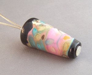 Volcano IIII - Handmade Lampwork Necklace (SL430)