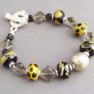 Animal Instinct - Handmade Lampwork Bracelet (DB57)