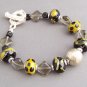 Animal Instinct - Handmade Lampwork Bracelet (DB57)