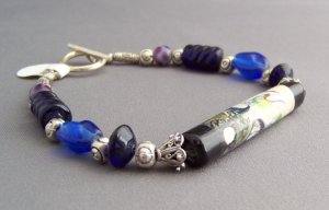 Daybreak - Handmade Lampwork Bracelet (X239)