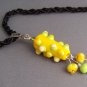 Lemon Lime - Handmade Lampwork Necklace (LL101)