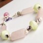 Cotton Candy - Handmade Lampwork Bracelet (DL12)
