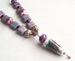 Monet - Handmade Lampwork Necklace (SL96)
