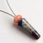 Volcano X - Handmade Lampwork Necklace (LD91)
