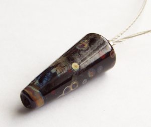 Volcano XI - Handmade Lampwork Necklace (GX716)