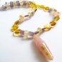 Honey Sunset - Handmade Lampwork Necklace (XA126)