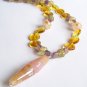 Honey Sunset - Handmade Lampwork Necklace (XA126)