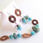 Calm Waters - Handmade Lampwork Necklace (BJ94)