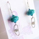 Petite Reflection - Handmade Lampwork Earrings (PB765)