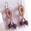 Crimson Beauty - Handmade Lampwork Earrings (SK911)