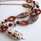 Bold Beauty - Handmade Lampwork Necklace (SK910)