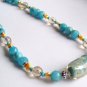 Mint Ice II - Handmade Lampwork Necklace (IB10)