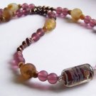 Global Haze II - Handmade Lampwork Necklace (PS963)