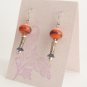Spiral Silly - Handmade Lampwork Earrings (OB128)