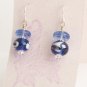 Cobalt Crystal - Handmade Lampwork Earrings (DM799)