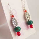 Holiday Spirit - Handmade Lampwork Earrings (GP543)
