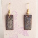 Purple Chaos - Handmade Lampwork Earrings (EC562)