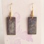 Purple Chaos - Handmade Lampwork Earrings (EC562)