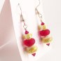 Caramel Apples - Handmade Lampwork Earrings (DJ1262)