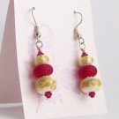 Caramel Apples - Handmade Lampwork Earrings (DJ1262)