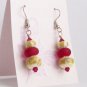 Caramel Apples - Handmade Lampwork Earrings (DJ1262)