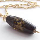 Brass Bubbly Beauty - Handmade Lampwork Necklace (GP659)
