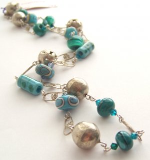 Reflection - Handmade Lampwork Necklace (PB764)