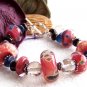 Painted Canyon - Handmade Lampwork Bracelet (RB156)
