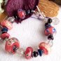 Painted Canyon - Handmade Lampwork Bracelet (RB156)