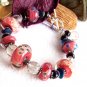 Painted Canyon - Handmade Lampwork Bracelet (RB156)