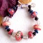 Painted Canyon - Handmade Lampwork Bracelet (RB156)