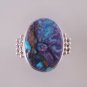 Haunted Purple Phoenix Spirit 925 Sterling Silver Ring sz 8.25