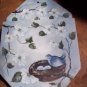 HAND PAINTED WALL POCKET DOGWOOD BLUEBIRD SIGNED