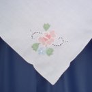 GORGEOUS NAPKINS WITH CUTWORK & FLOWER APPLIQUE - 6