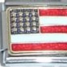 USA FLAG 9MM ITALIAN CHARM PATRIOTIC