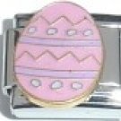 PINK EASTER EGG 9MM ITALIAN CHARM