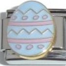 BLUE EASTER EGG 9MM ITALIAN CHARM