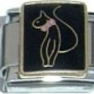 FANCY FELINE CAT 9MM ITALIAN CHARM