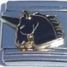 BLACK UNICORN 9MM ITALIAN CHARM