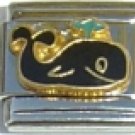 BLACK WHALE 9MM ITALIAN CHARM