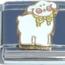 LITTLE WHITE LAMB 9MM ITALIAN CHARM