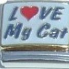 LOVE MY CAT 9MM ITALIAN CHARM